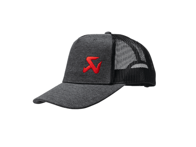 Akrapovic 802282 Akrapovic Logo Trucker Cap - Ash Grey / Black Mesh