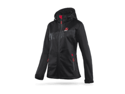 Akrapovic 802089 Akrapovic Womens Corpo Softshell Jacket Black - M
