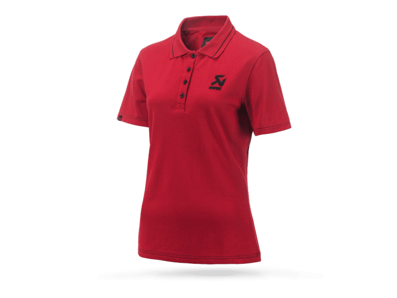 Akrapovic 802150 Akrapovic Corpo Polo Red Womens - XS