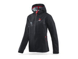 Akrapovic 802079 Akrapovic Womens Corpo Rain Jacket Black - 2XL