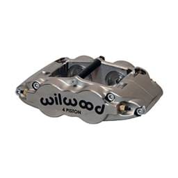 Wilwood 120-13575-N Wilwood Caliper-Forged Superlite 4R-ST-R/H - Nickel 1.25/1.25in Pistons 0.81in Disc