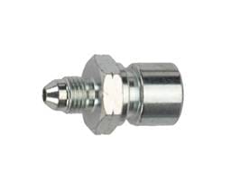 Wilwood 220-13923 Wilwood Fitting Adaptor Tubing -3 TO M10x1.5 IF Steel/Zinc