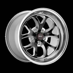 Weld 76HB0105C78A Weld S76 20x10.5 / 5x5 BP / 7.8in. BS / 50mm Offset Black Wheel (High Pad) - Non-Beadlock