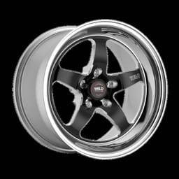Weld 71HB7090J62A Weld S71 RT-S 17x9.0 / 5x112 BP / 6.2in. BS / 3.18 ID Black Center Wheel (High Pad) - Non-Beadlock