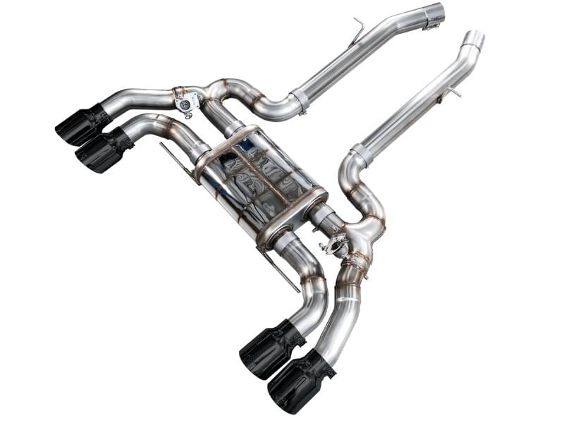 AWE Tuning 3025-43301 AWE Tuning 20-25 BMW X3 M/M Comp (F97) AWD SwitchPath Axle-Back Exhaust - Diamond Black Tips thumbnail 2