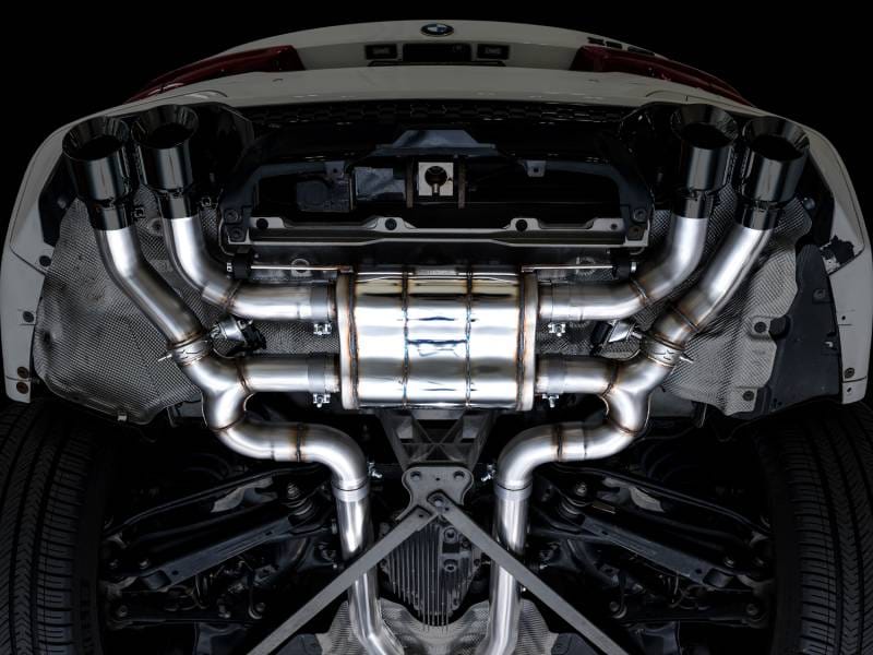 AWE Tuning 3025-43301 AWE Tuning 20-25 BMW X3 M/M Comp (F97) AWD SwitchPath Axle-Back Exhaust - Diamond Black Tips thumbnail 6