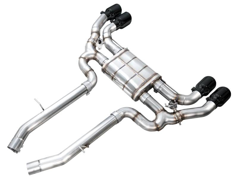 AWE Tuning 3025-43301 AWE Tuning 20-25 BMW X3 M/M Comp (F97) AWD SwitchPath Axle-Back Exhaust - Diamond Black Tips thumbnail 14