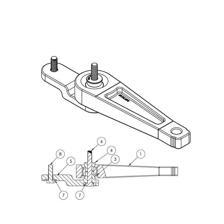 034Motorsport Billet Dogbone Mount for VW/Audi 034-509-1016 thumbnail 4