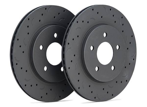 Hawk Performance kHTC4357 Hawk Talon 2004 Ford F-150 RWD / New Model / 7 Lugs Drilled and Slotted Front Brake Rotor Set thumbnail 7
