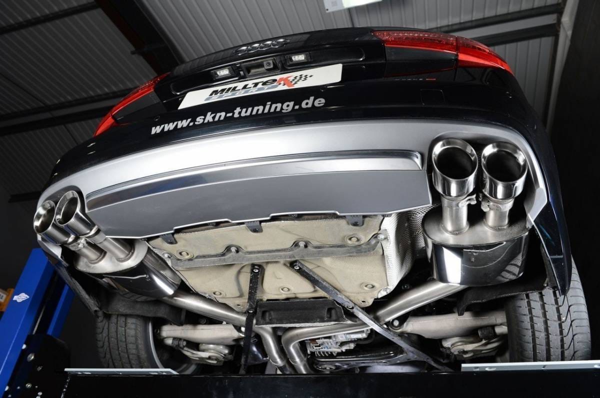 Milltek Non-Resonated Valvesonic Catback, Titanium Tips for Audi S6/S7 4.0T SSXAU445 thumbnail 3