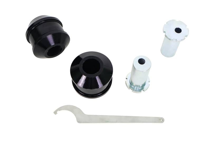 Whiteline KCA430 Whiteline 05+ BMW 1 Series/3/05-10/11 3 Series Fr Radius/Strut Rod-to Chassis Bushing (+/- 0.5 Deg) thumbnail 11