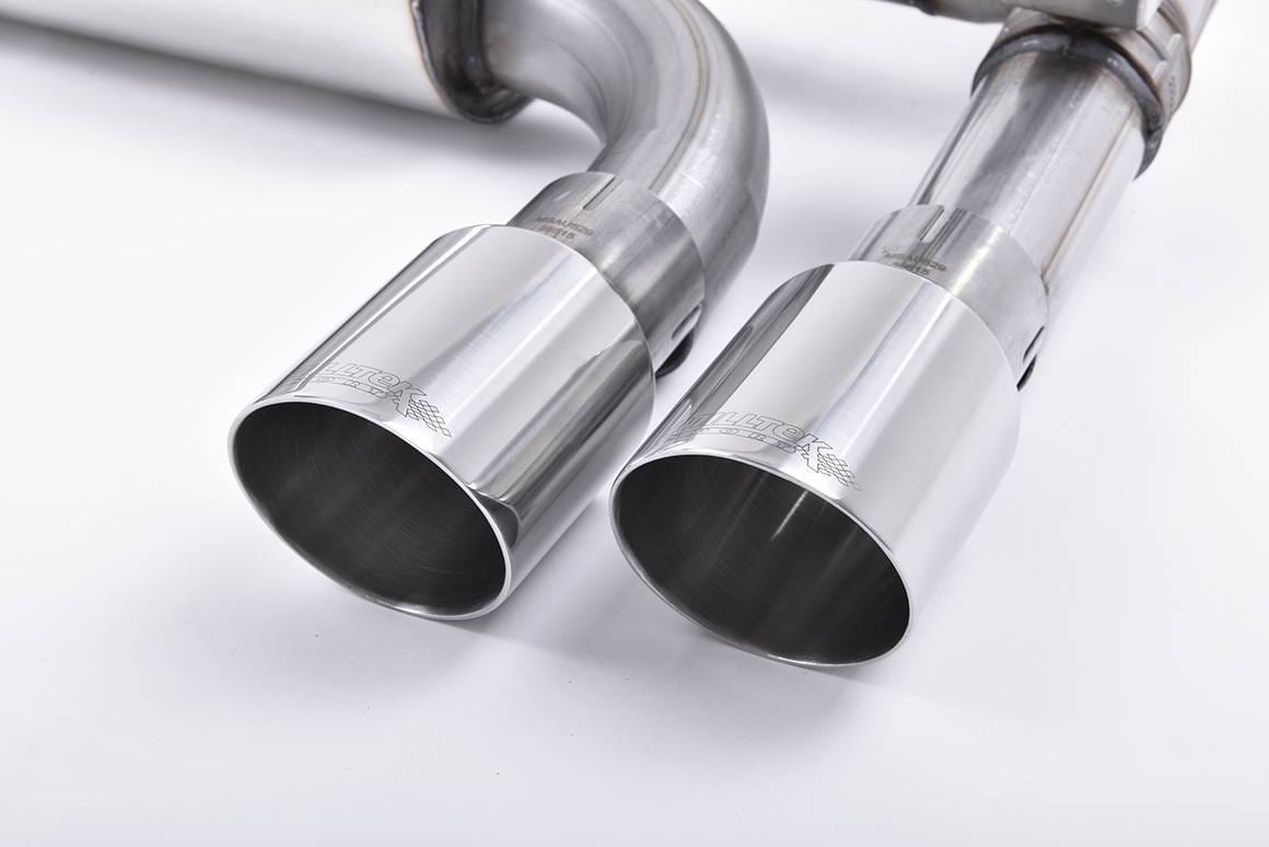 Milltek Cat-Back Hollowtek Twin Valved Exhaust System, Polished Tips for  BMW F87 M2 Coupé SSXBM1033 thumbnail 2