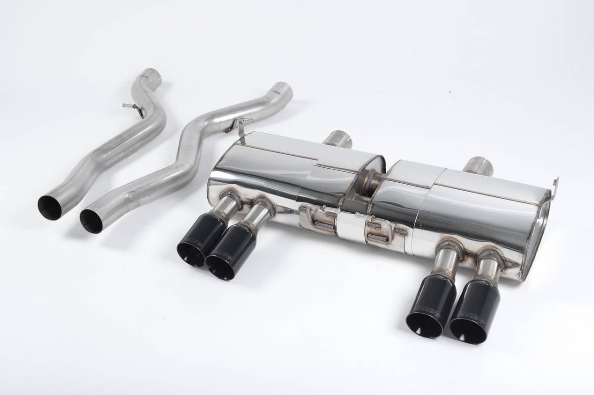 Milltek Cat-back Exhaust System with Cerakote Black Tips for BMW E9X M3 4.0 V8 SSXBM941
