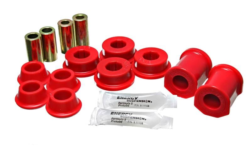 Energy Suspension 15.3106R Energy Suspension 71-7/73 VW Super Beetle (Cast) Red Front Control Arm Bushing Set - Fits 1973 Volkswagen Super Beetle thumbnail 4