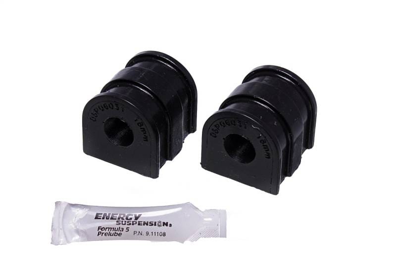 Energy Suspension 15.5108G Energy Suspension 10-14 VW Golf (Base)/10-14 VW GTI Black 18.5mm Rear Sway Bar Bushing Set - Fits 2005-2016 Volkswagen Jetta, Beetle thumbnail 2