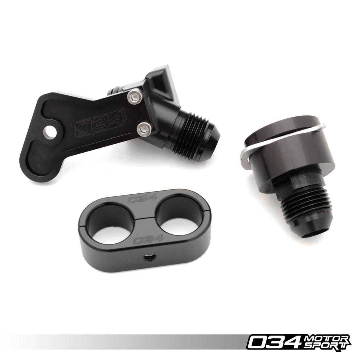 O34 Billet Catch Can Kit for 8V Audi S3 & MkVII Volkswagen Golf R 034-101-1008 thumbnail 4
