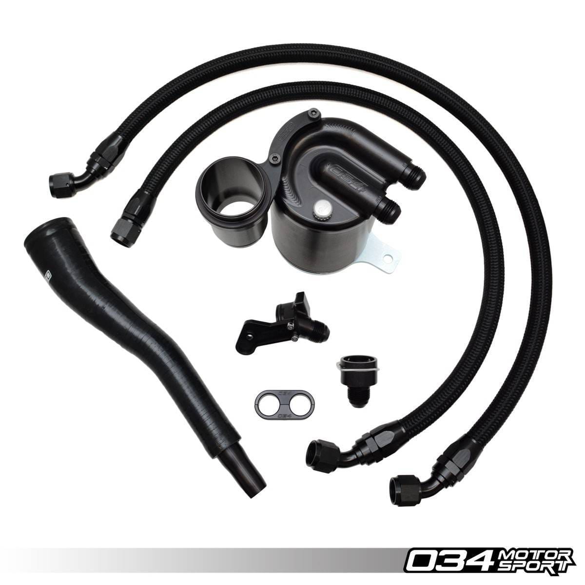 O34 Billet Catch Can Kit for 8V Audi S3 & MkVII Volkswagen Golf R 034-101-1008