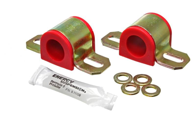 Energy Suspension 9.5125R Energy Suspension Universal Red 21mm Non-Greaseable Sway Bar Bushing Set thumbnail 2