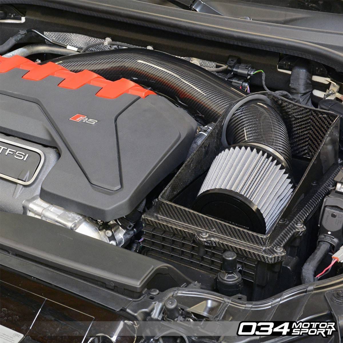 034 Motorsports X34 Carbon Fiber Cold Air Intake System for Audi TT RS & RS3 2.5 TFSI EVO 034-108-1015 thumbnail 4