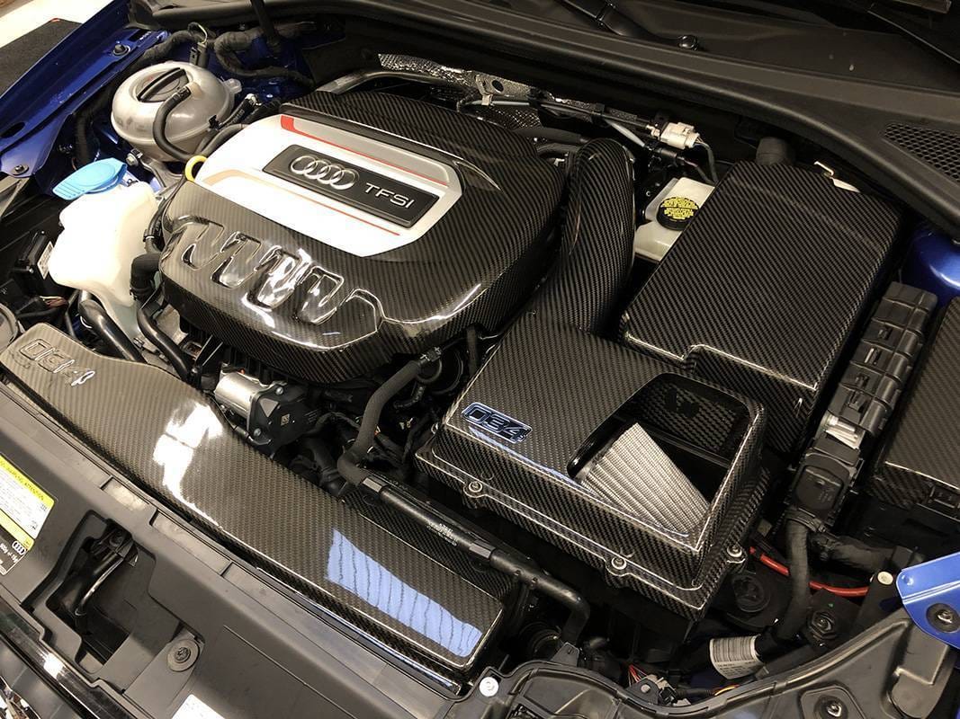 034 Motorsports X34 CARBON FIBER MQB OPEN-TOP COLD AIR INTAKE SYSTEM, 8V AUDI A3/S3/TT/TTS & MKVII VW GOLF/GTI/R/Jetta, 1.8T/2.0T GEN 3 034-108-1020 thumbnail 3