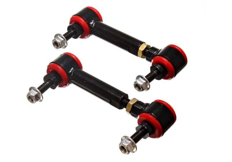 Energy Suspension 9.8169R Energy Suspension Universal Red 3-3/4in-4-3/4in inAin Range Pivot Style End Link Set thumbnail 4