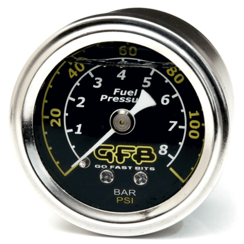GFB Go Fast Bits 5730 GFB Fuel Pressure Gauge (Suits 8050/8060) 40mm 1-1/2in 1/8MPT Thread 0-120PSI thumbnail 6
