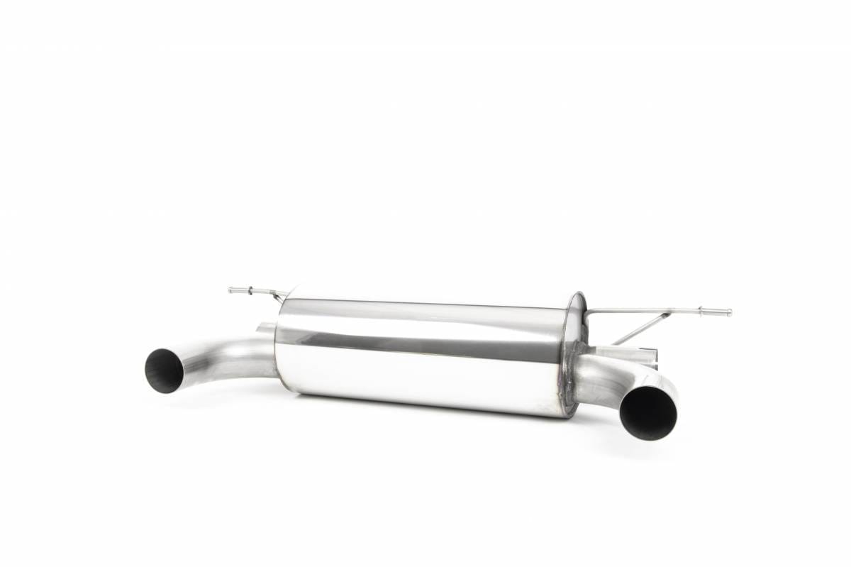 Milltek NON-VALVED RESONATED CAT-BACK RACE EXHAUST SYSTEM WITH CERAKOTE BLACK TIPS FOR VW Mk7.5 Golf R SSXVW450 thumbnail 4