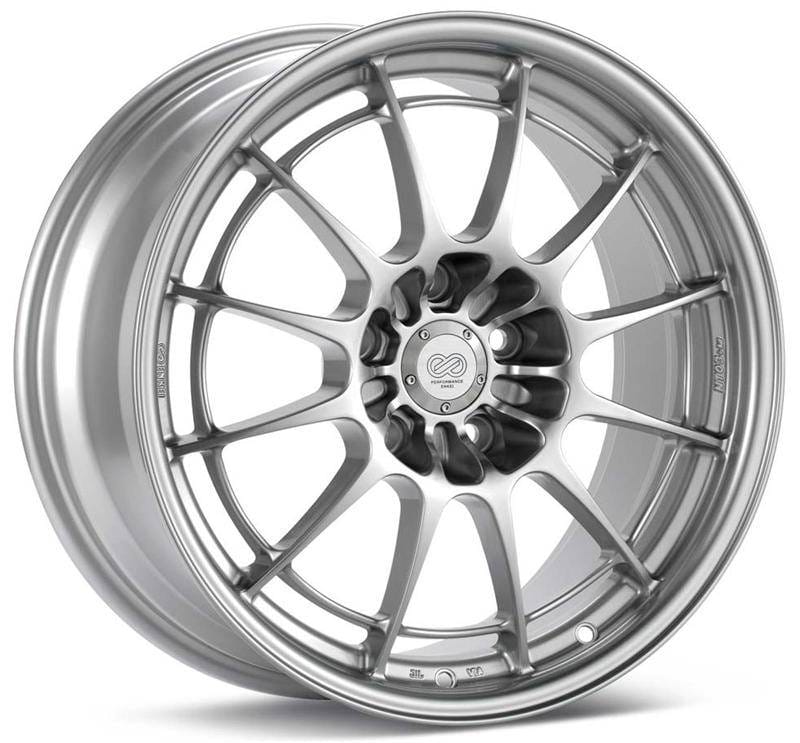 Enkei 3658956527SP Enkei NT03+M 18x9.5 5x114.3 27mm Offset 72.6mm Bore F1 Silver Wheel thumbnail 4