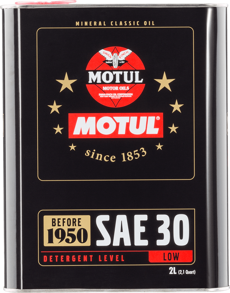 Motul 104509 Motul Classic SAE 30 Oil - 6x2L thumbnail 2