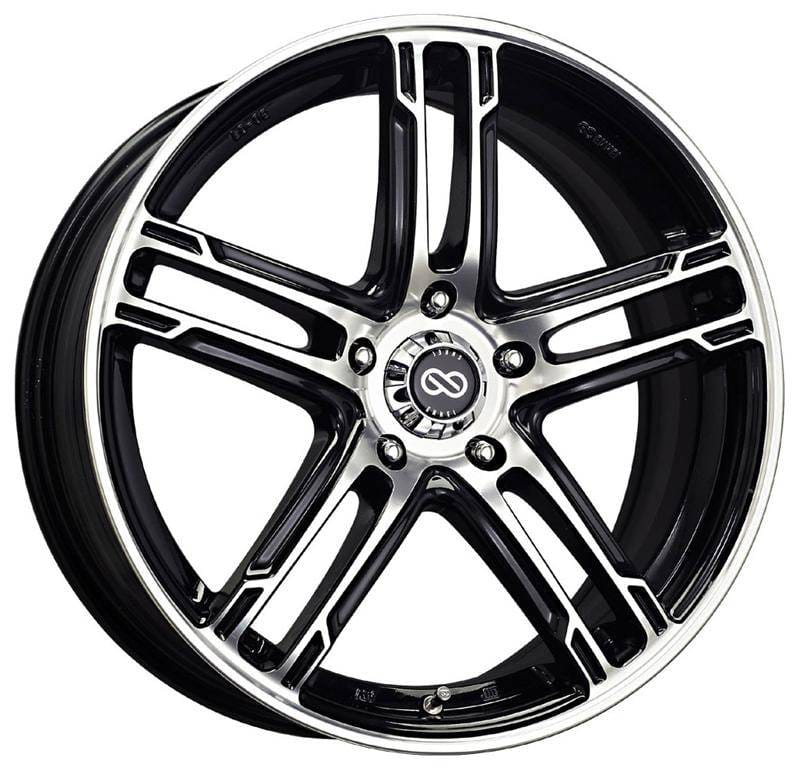 Enkei 434-670-6550BKM Enkei FD-05 16x7 5x114.3 50mm Offset 72.6 Bore Dia Black Machined Wheel thumbnail 2