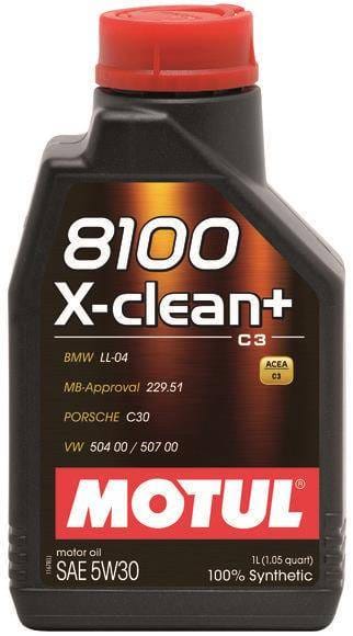 Motul 106377 Motul 5L Synthetic Engine Oil 8100 5W30 X-CLEAN Plus thumbnail 3