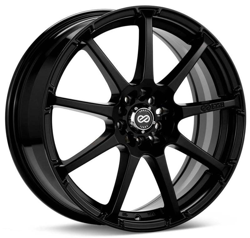 Enkei 441-780-5238BK Enkei EDR9 17x8 5x105/110 38mm Offset 72.6 Bore Diameter Black Paint Wheel thumbnail 4