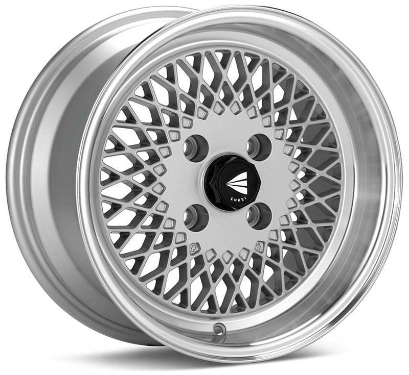 Enkei 465-570-4838SP Enkei92 Classic Line 15x7 38mm Offset 4x114.3 Bolt Pattern Silver Wheel thumbnail 4