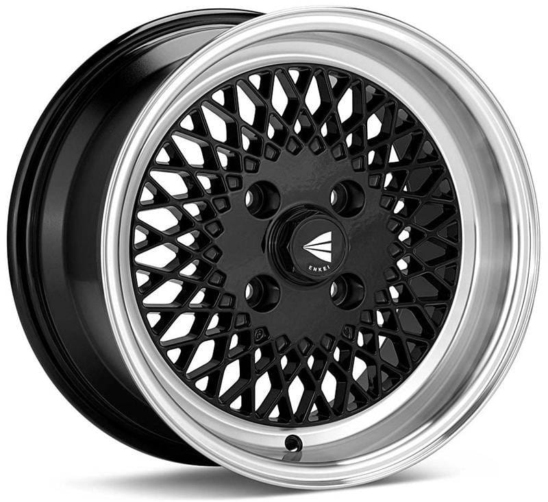 Enkei 465-570-4938BK Enkei92 Classic Line 15x7 38mm Offset 4x100 Bolt Pattern Black Wheel thumbnail 2
