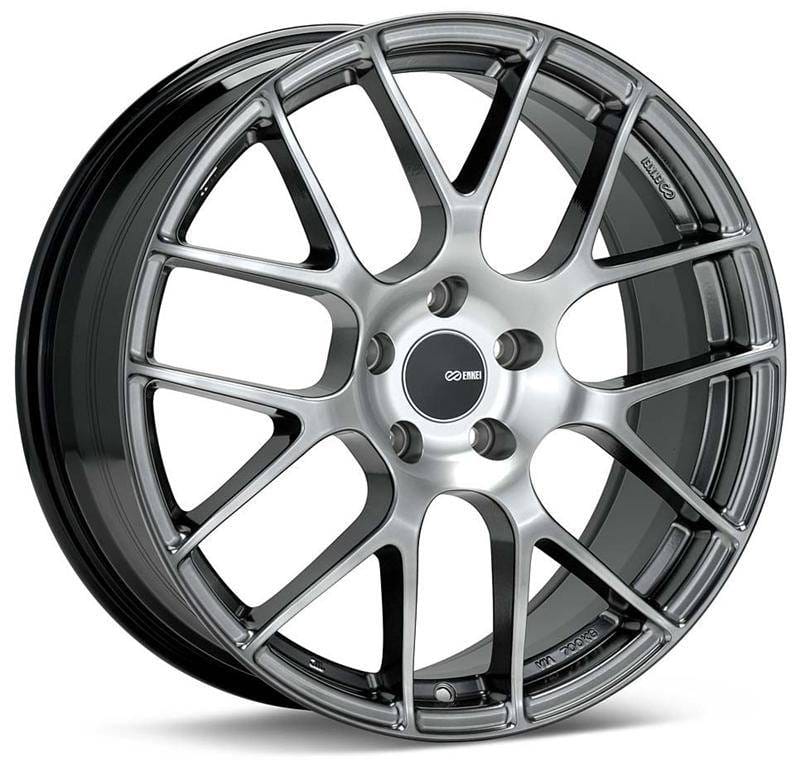 Enkei 467-885-4442HS Enkei Raijin 18x8.5 42mm Offset 5x112 Bolt Pattern 72.6 Bore Diameter Hyper Silver Wheel thumbnail 3