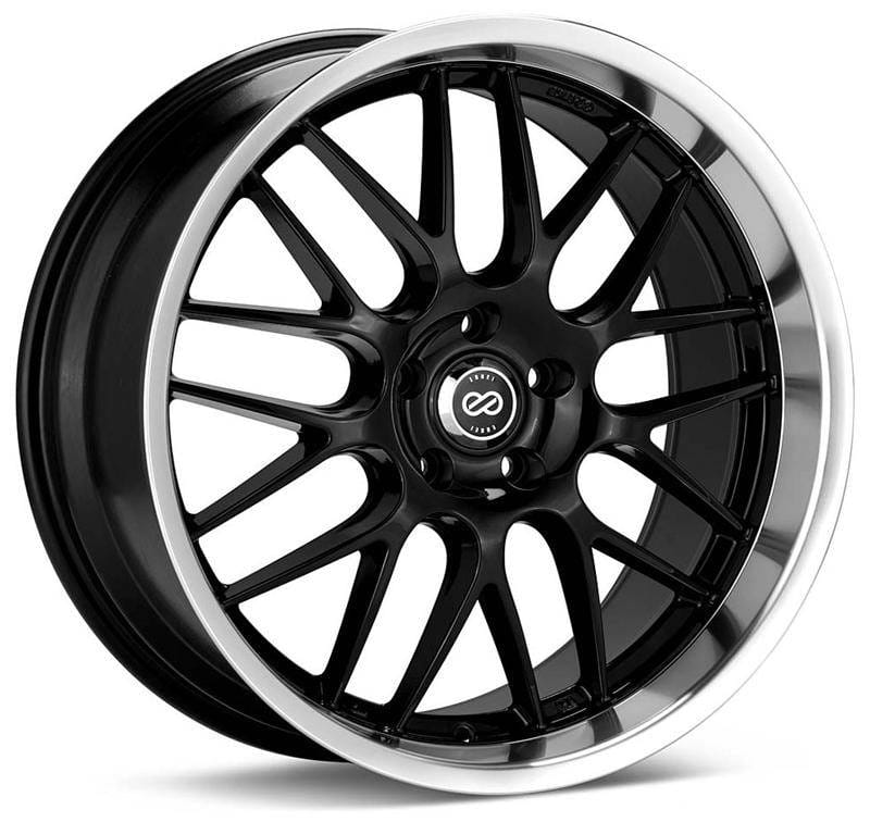Enkei 469-285-6540BK Enkei Lusso 20 x 8.5 40mm Offset 5x114.3 Bolt Pattern Black w/ Machine Lip Wheel thumbnail 4