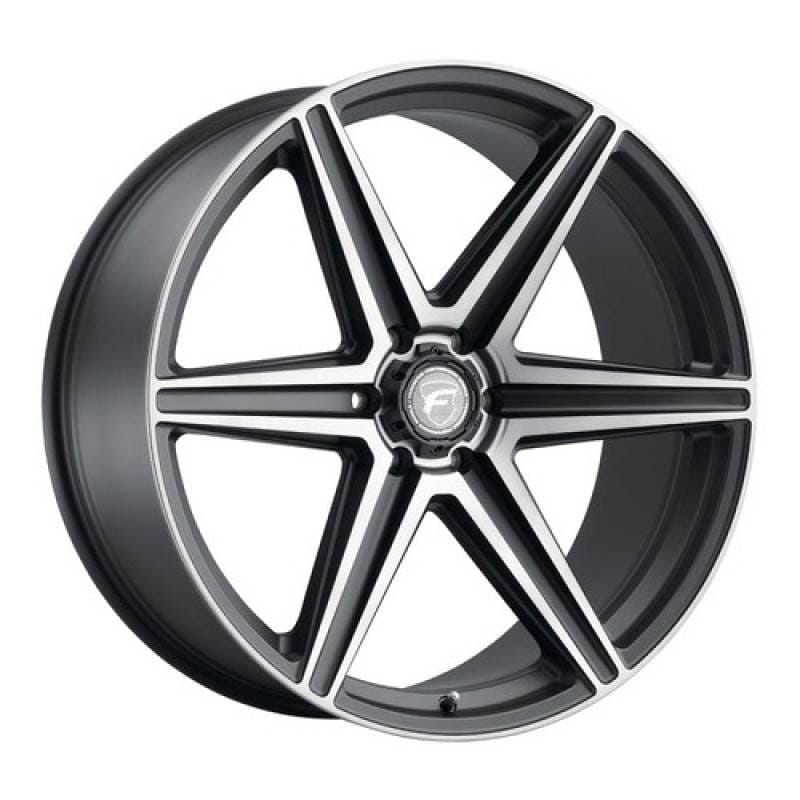 Forgestar F01140084P25 Forgestar X6 24x10 / 6x139.7 BP / ET25 / 6.5in BS Satin Black Wheel thumbnail 2