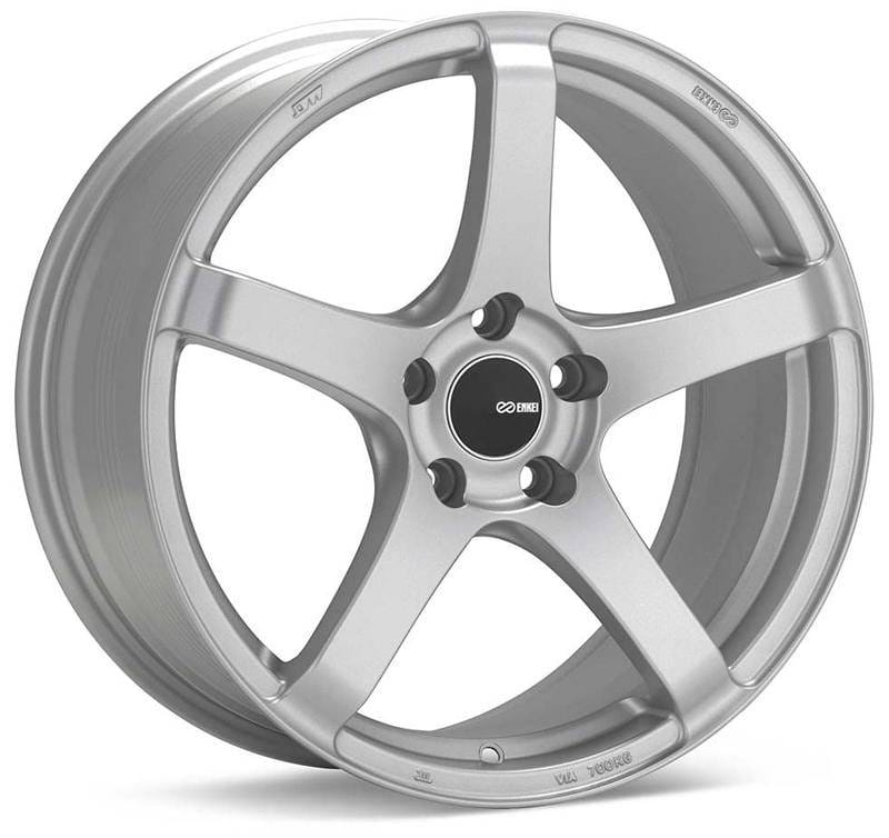 Enkei 476-780-6535SP Enkei Kojin 17x8 35mm Offset 5x114.3 Bolt Pattern 72.6mm Bore Dia Matte Silver Wheel thumbnail 2