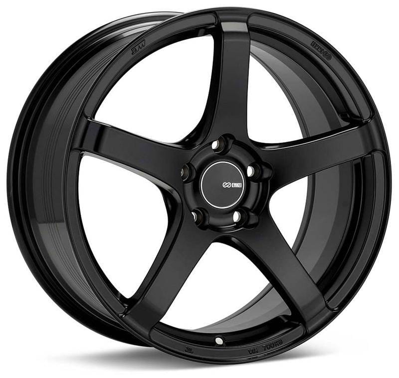 Enkei 476-780-8045BK Enkei Kojin 17x8 45mm Offset 5x100 Bolt Pattern 72.6mm Bore Dia Matte Black Wheel thumbnail 4