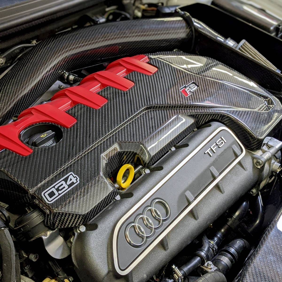 034Motorsport Carbon Fiber Engine Cover for Audi 8V RS3 and 8S TTRS 034-1ZZ-0009 thumbnail 7