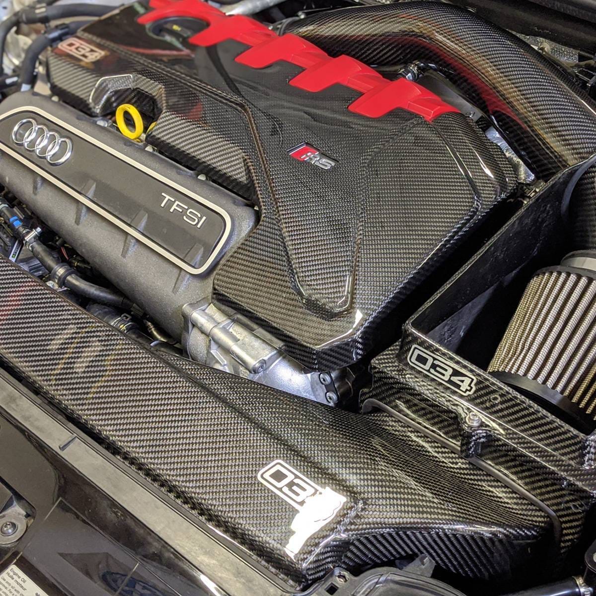 034Motorsport Carbon Fiber Engine Cover for Audi 8V RS3 and 8S TTRS 034-1ZZ-0009 thumbnail 6
