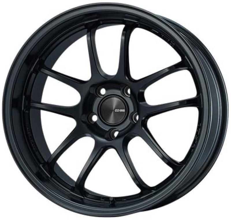 Enkei 489-795-6522BK Enkei PF01EVO 17x9.5 22mm Offset 5x114.3 75mm Bore Matte Black Wheel Special Order / No Cancel thumbnail 2