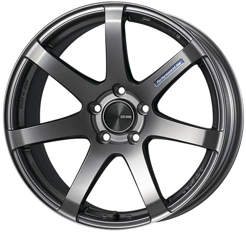 Enkei 490-795-6530DS Enkei PF07 17x9.5 5x114.3 30mm Offset Dark Silver Wheel *Special Order/No Cancel* thumbnail 2