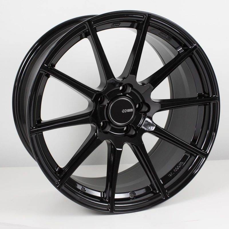 Enkei 499-8105-6525BK Enkei TS10 18x10.5 5x114.3 25mm Offset 72.6mm Bore Black Wheel thumbnail 2