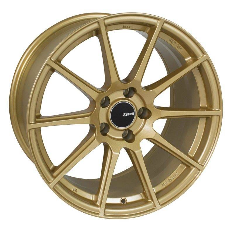 Enkei 499-880-8045GG Enkei TS10 18x8 45mm Offset 5x100 Bolt Pattern 72.6mm Bore Dia Gold Wheel thumbnail 2