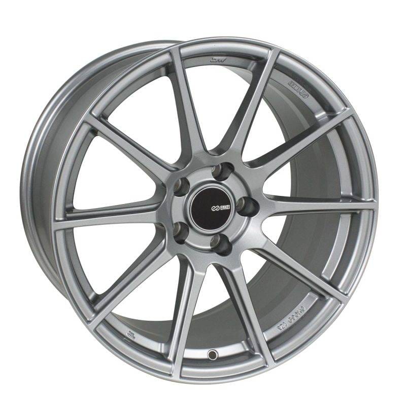 Enkei 499-880-8045GR Enkei TS10 18x8 45mm Offset 5x100 Bolt Pattern 72.6mm Bore Dia Grey Wheel thumbnail 2