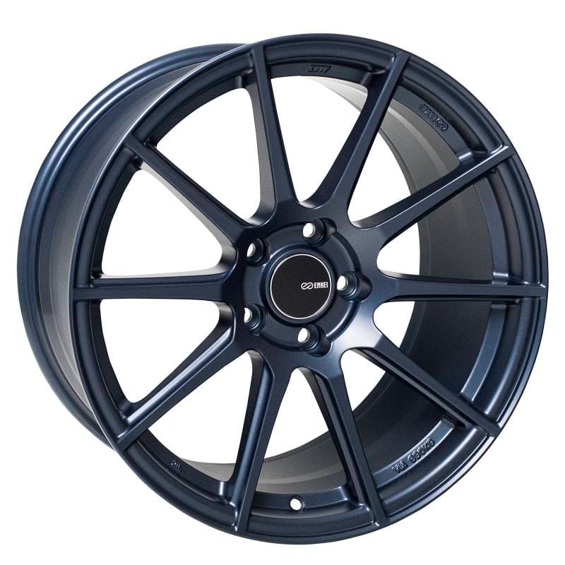 Enkei 499-895-6535MB Enkei TS10 18x9.5 35mm Offset 5x114.3 Bolt Pattern 72.6mm Bore Dia Matte Blue Wheel (MOQ 40) thumbnail 2