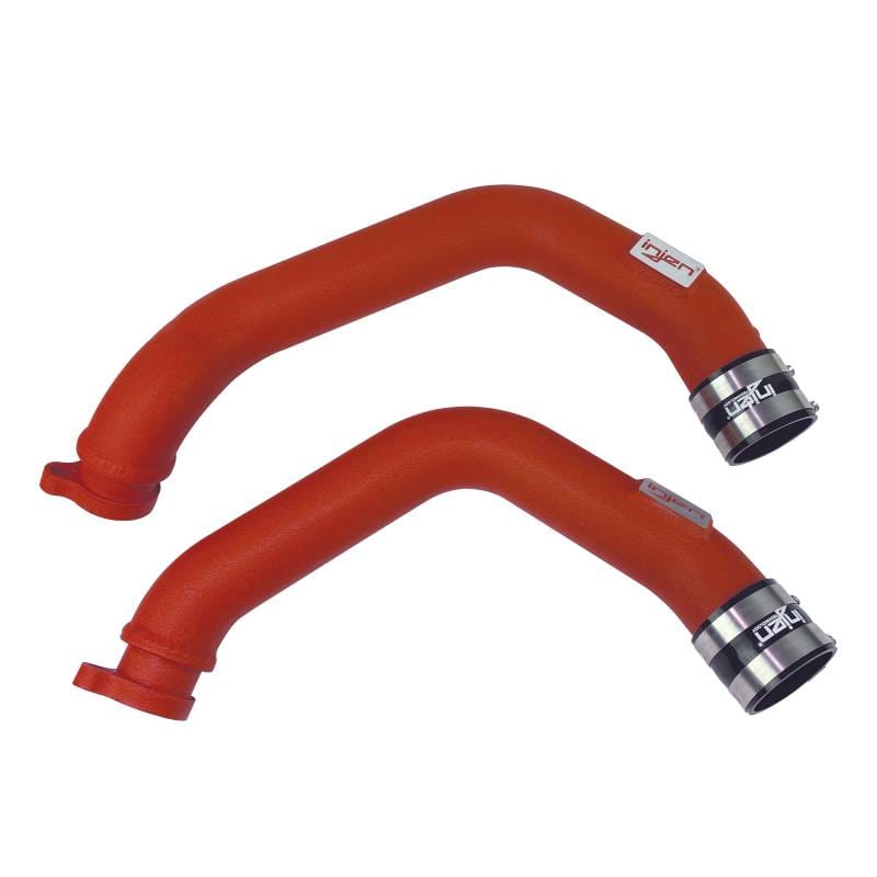 Injen SES1116ICPWR Injen 15-16 BMW M3(F80)/M4 (F82/83) 3.0L L6 Twin Turbo 2PC Aluminum Int. Charge Pipe - Wrinkle Red - Fits 2015-2020 BMW M4 thumbnail 4
