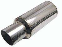 Injen SES300TT Injen 3.00 Universal Muffler w/Titanium burnt rolled Tip and stainless steel resonated inner wall thumbnail 2