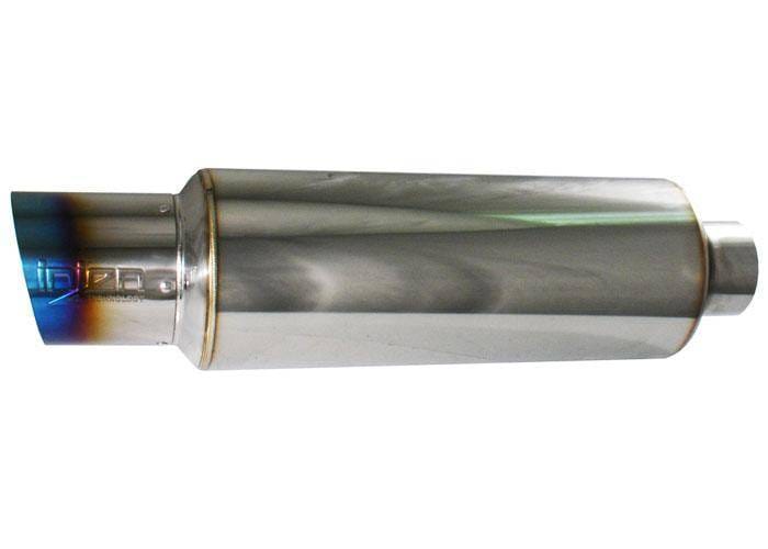 Injen SES300TT Injen 3.00 Universal Muffler w/Titanium burnt rolled Tip and stainless steel resonated inner wall thumbnail 6